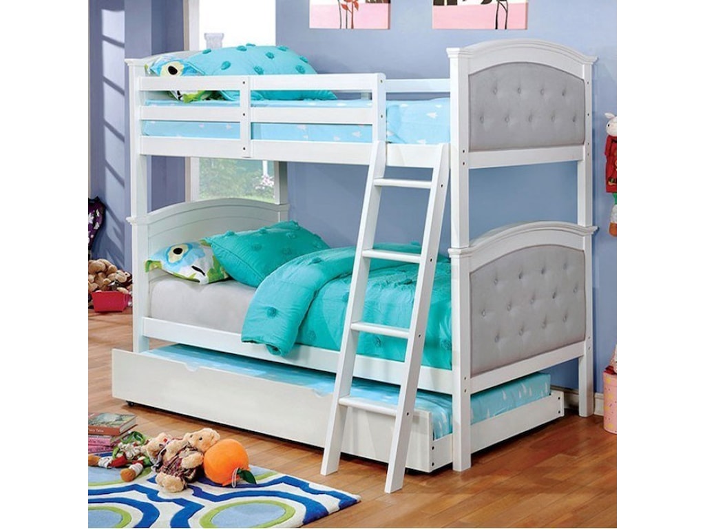 Furniture of America FredaTwin over Twin Bunk Bed