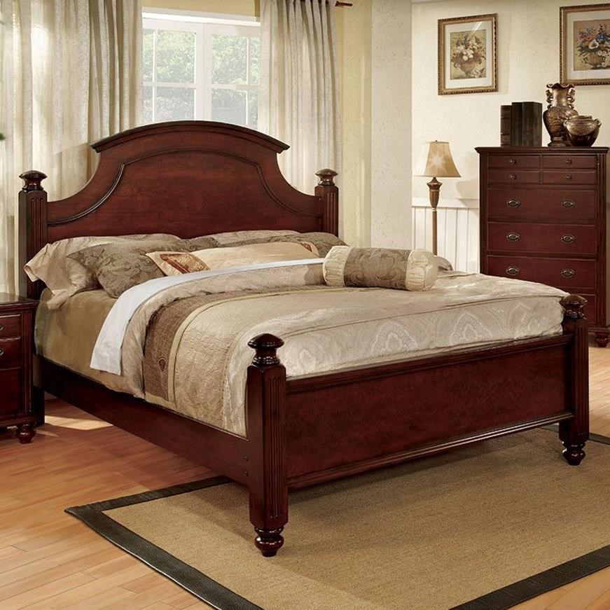 Furniture Of America Foa Gabrielle Ii Cm7083ck Bed Transitional California King Bed Del Sol Furniture Panel Beds