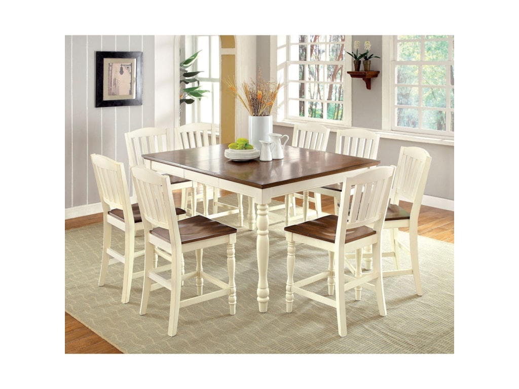 Harrisburg 9 Piece Counter Height Dining Set Harrisburg 9 Piece Counter Height Dining Set
