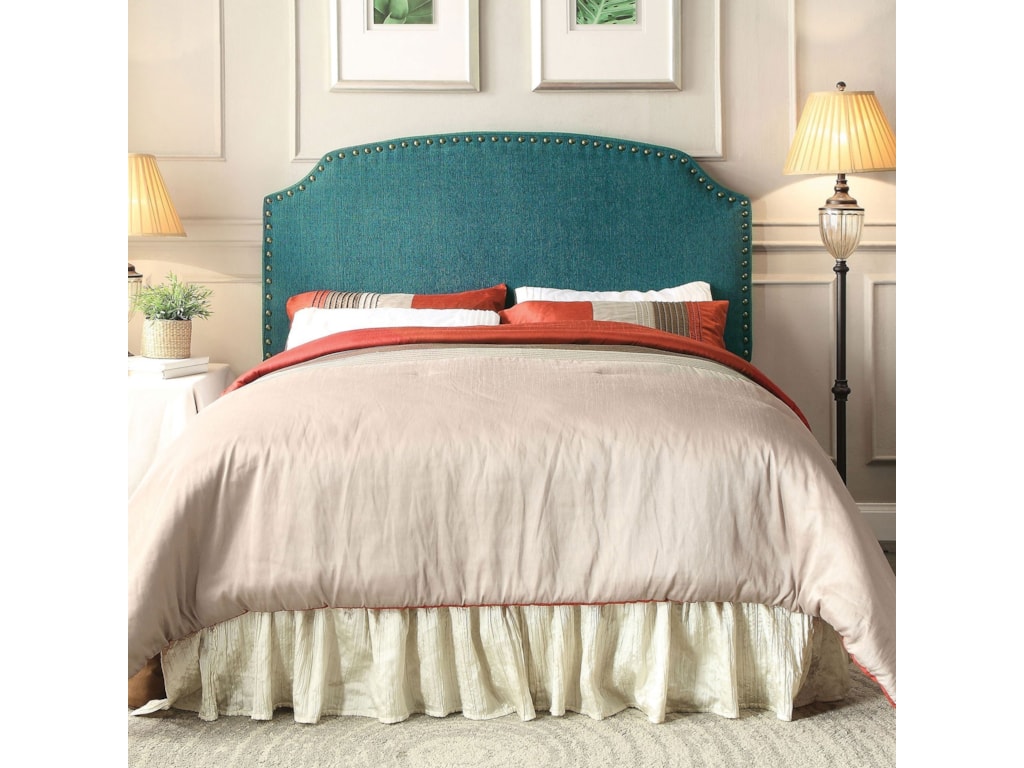Hasselt Queen Full Compatible Dark Teal Headboard Household
