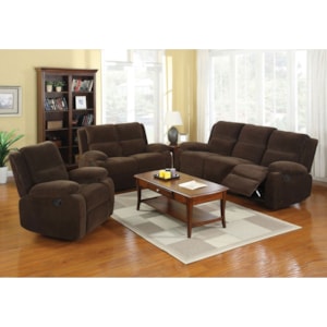 Haven 3 Piece Reclining Living Room Set Household Furniture