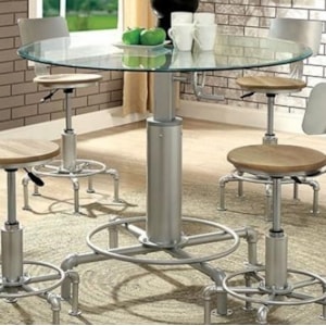 Furniture Of America Helene Cm3378rt Table Contemporary Round