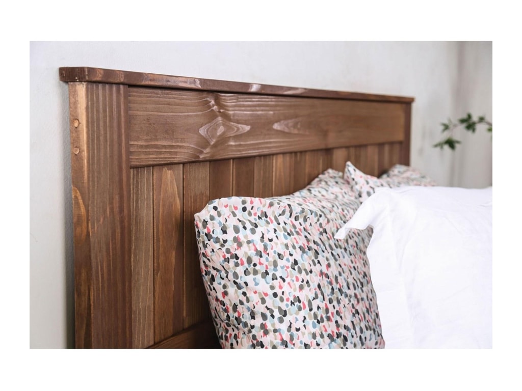 Ila Twin Size Rustic Plank Headboard Household Furniture