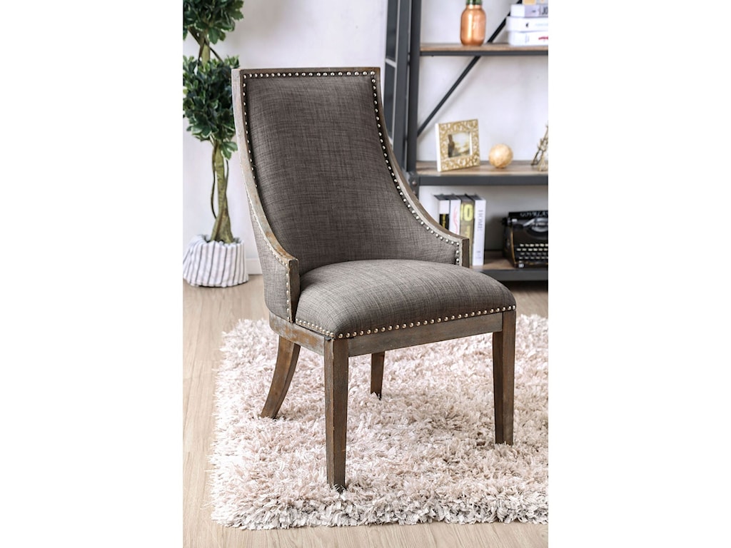 Furniture Of America Iqaluit Contemporary Accent Chair Rooms For