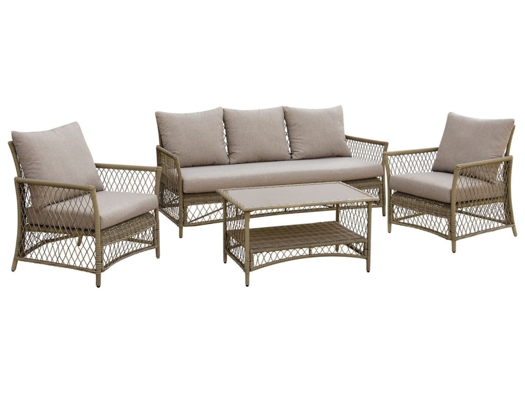 Furniture Of America Jacquelyn Cm Os1832 4 Pc Patio Seating Set Furniture Of America Jacquelyn4 Pc Patio Seating Set
