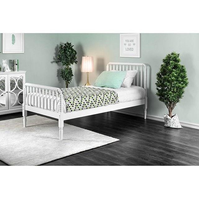 Furniture Of America Jenny Cm7741wh Q Bed Traditional Queen