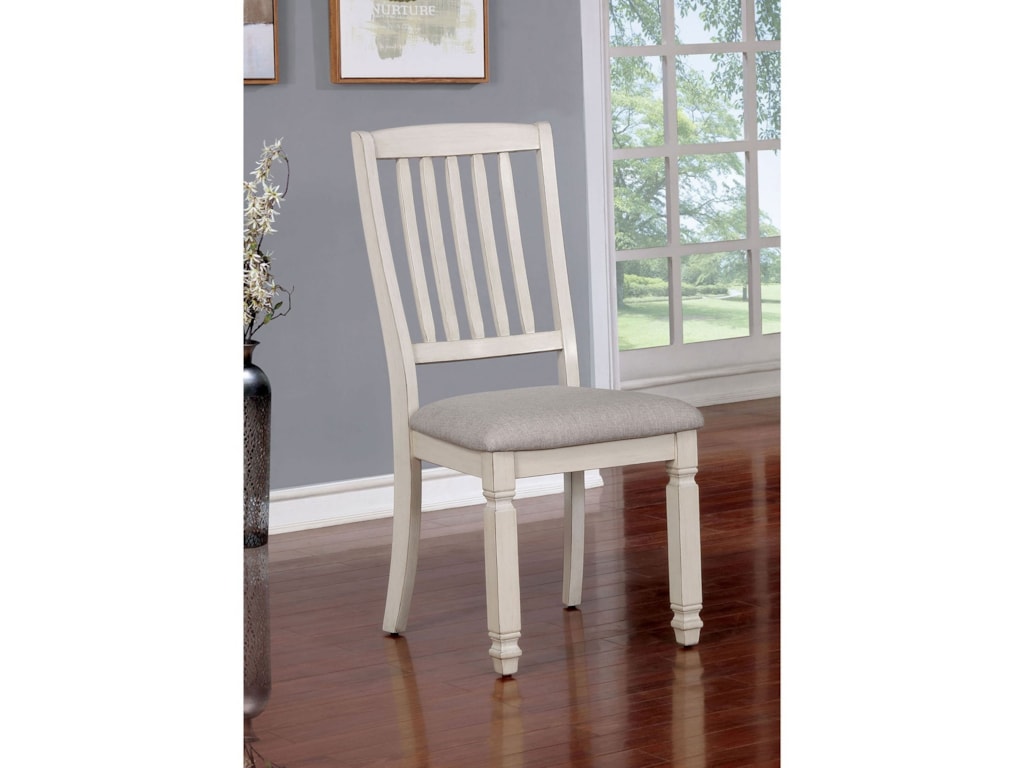 Furniture Of America Kaliyah Set 2 Cottage Style Side Chairs With Furniture Of America Kaliyahset 2 Side Chairs