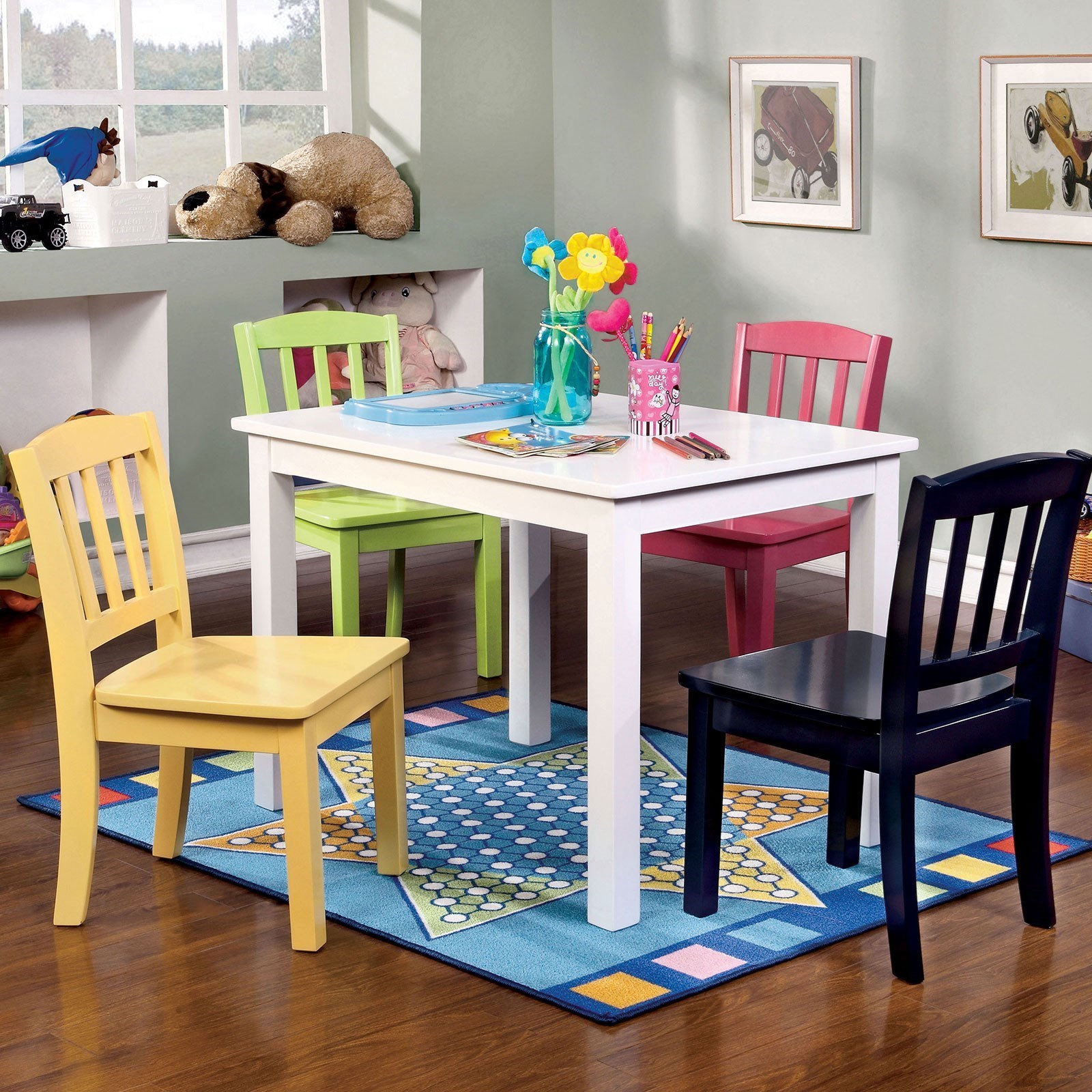 corner kids table