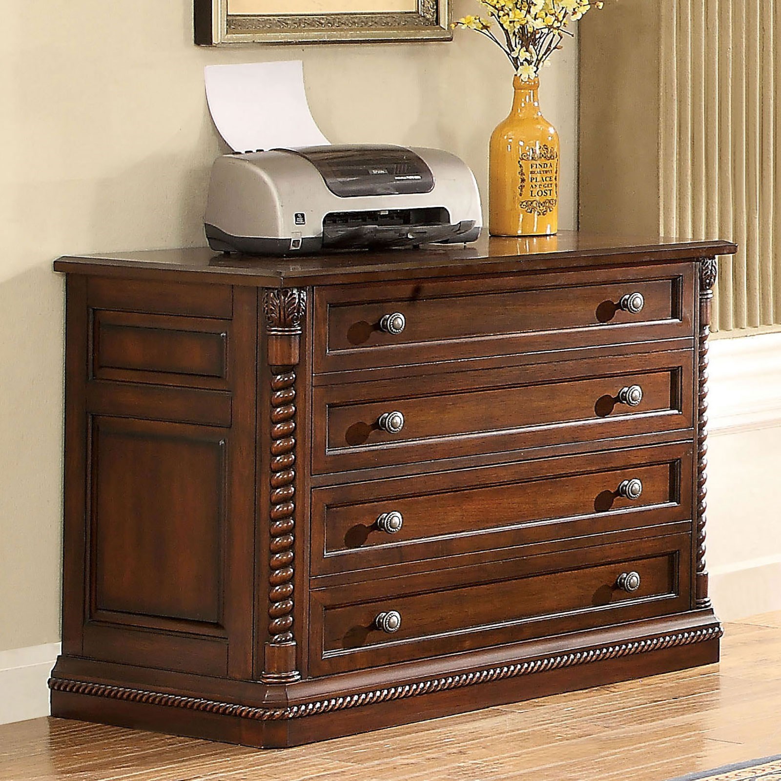 Furniture Of America Lavinia File Cabinet Wilcox Furniture