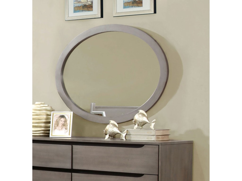 Lennart I Oval Mirror Household Furniture Wall Mirrors