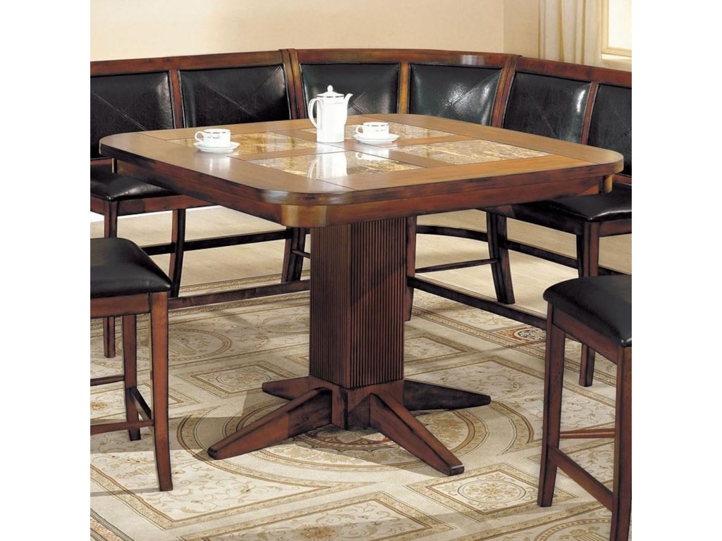 Furniture Of America Living Stone Ii Cm3568pt Table Transitional Furniture Of America Living Stone Iicounter Height Table