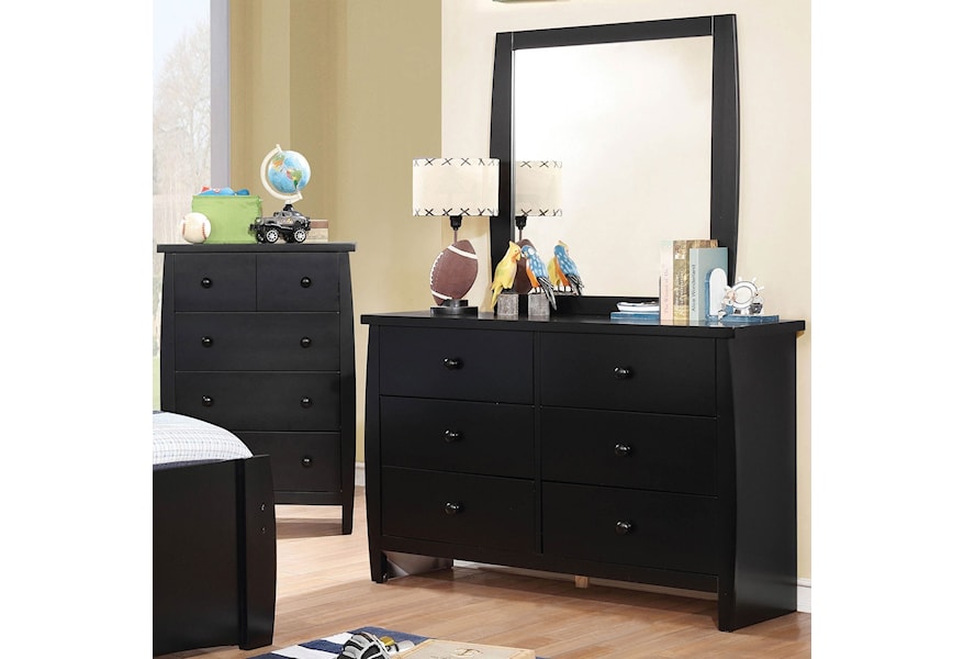 Furniture Of America Marlee Cm7651bk D Contemporary Youth Bedroom