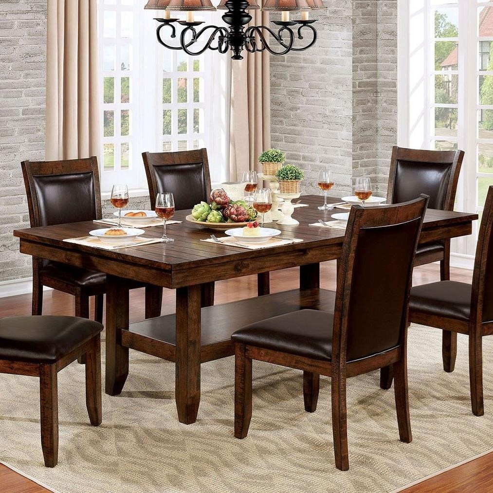 Meagan I Rustic Dining Table Household Furniture Dining Tables