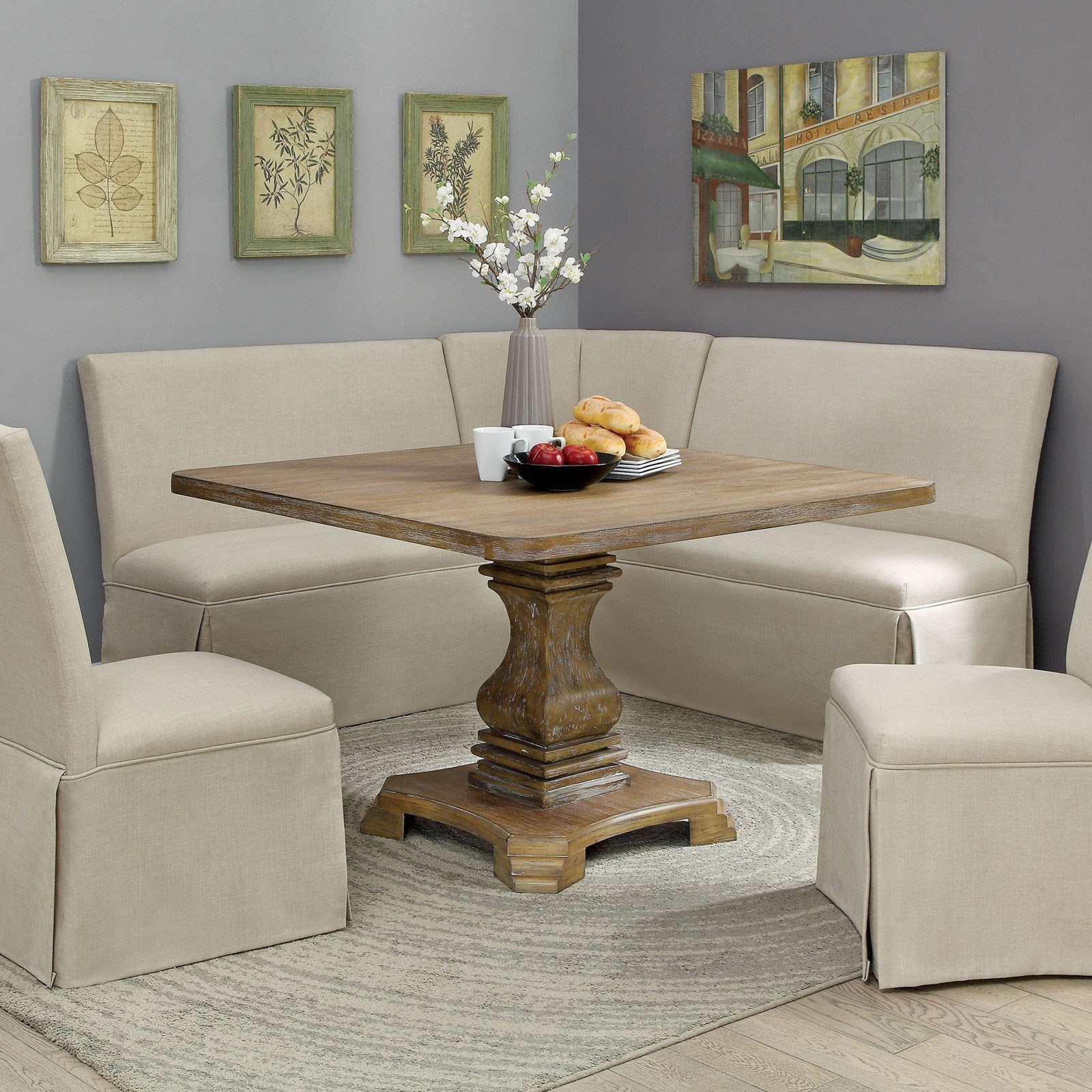 Furniture Of America Nerissa Cm3840a T 48 Table Vintage Style