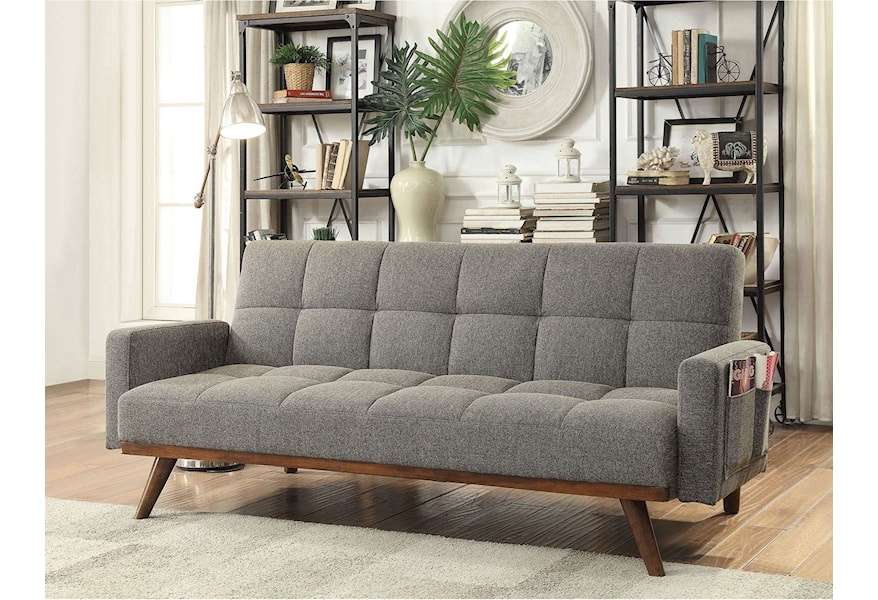 Futons Furniture of America - FOA Nettie CM2605 Futon Sofa | Del Sol Furniture |  Futons