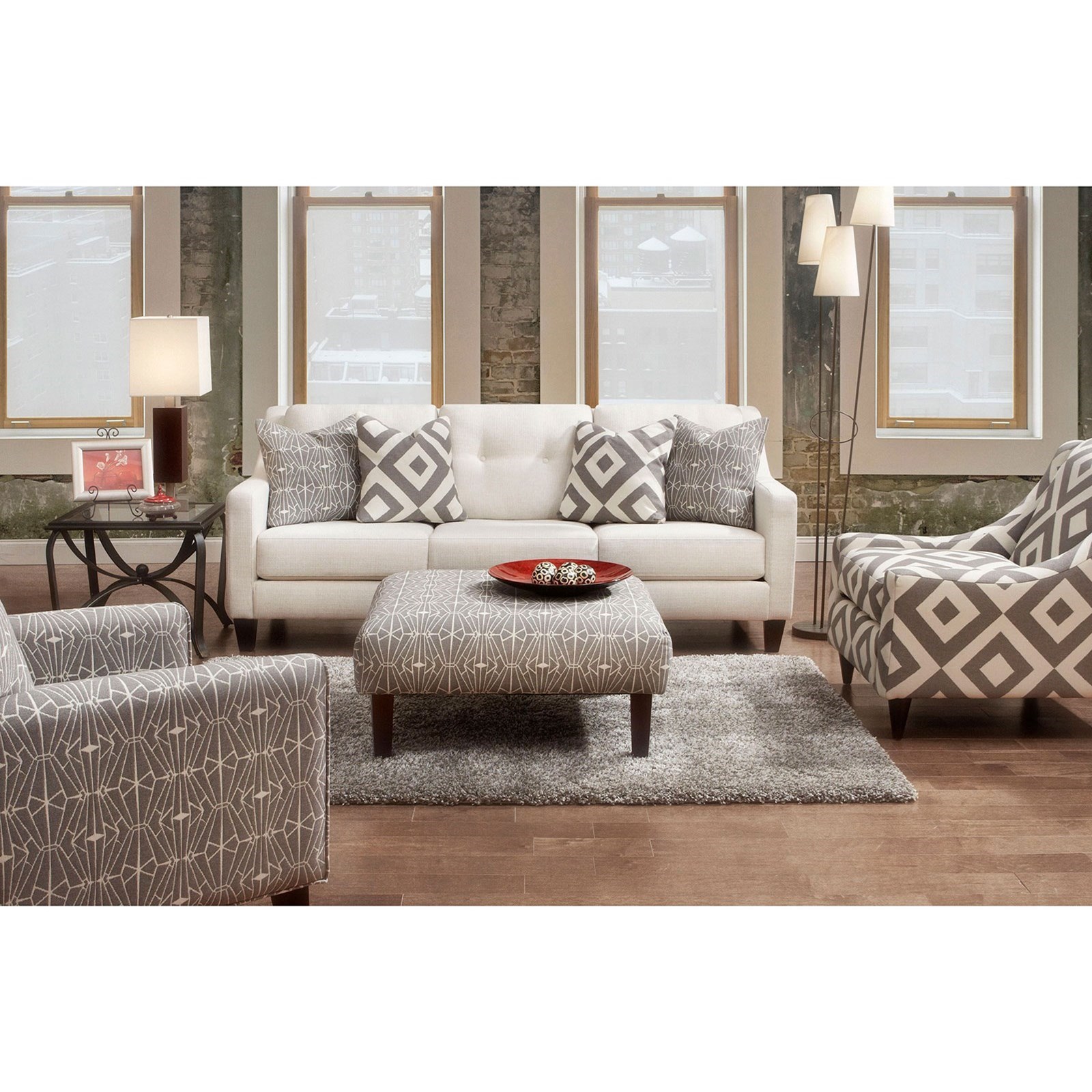Parker Living Room Group Household Furniture Stationary Living Room Groups
