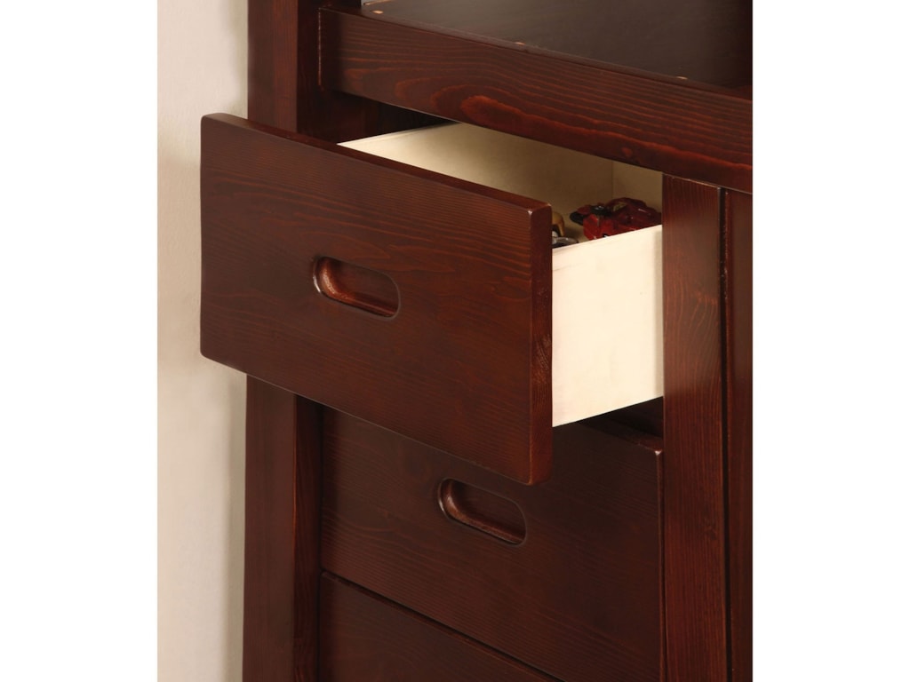 Pine Ridge Twin Twin Bunk Bed W Steps Drawers Household