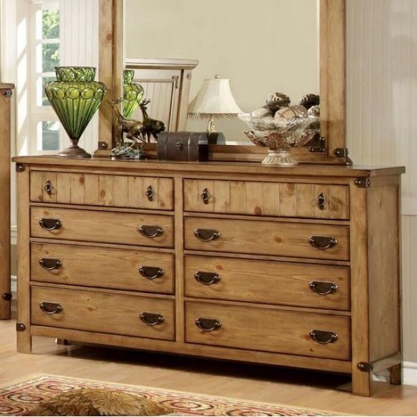 Furniture Of America Pioneer Cm7449d Cottage Style Dresser With