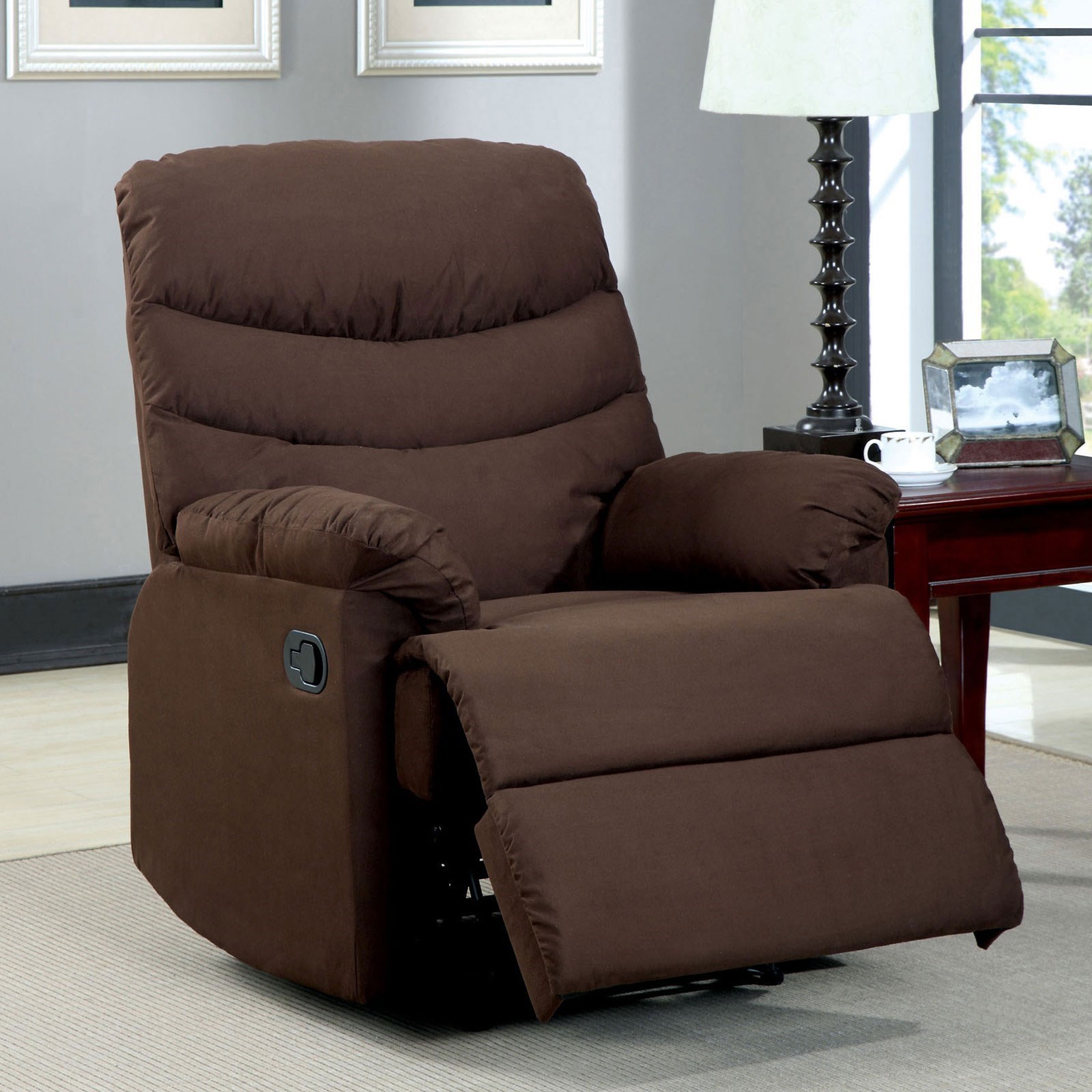 Pleasant Valley Transitional Reclining Chair Household Furniture Recliners