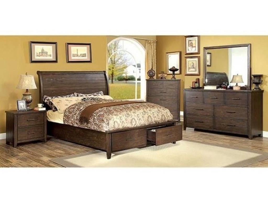 Furniture of America RibeiraKing Bed