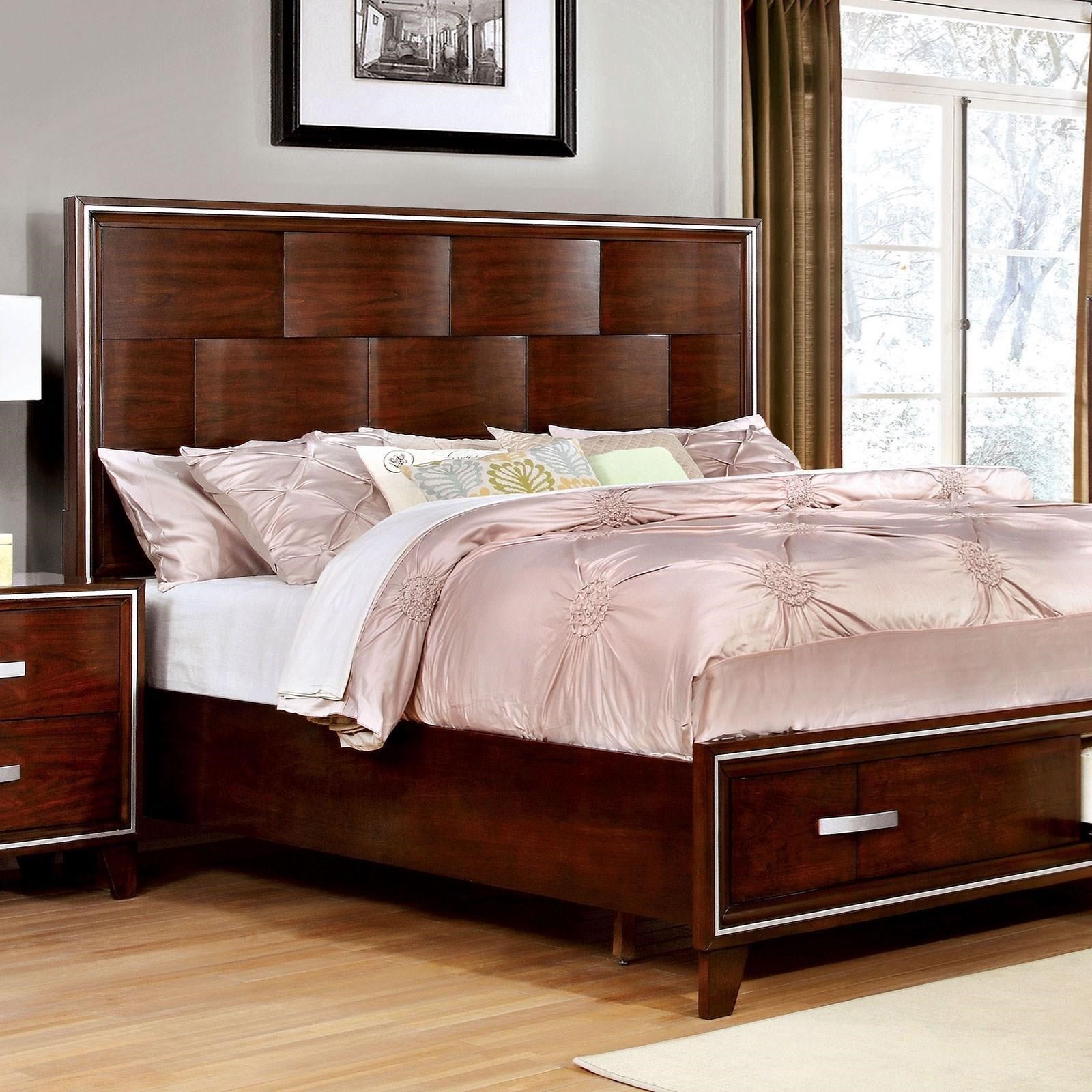 Furniture Of America Safire Cm7616q Bed Queen Bed Nassau