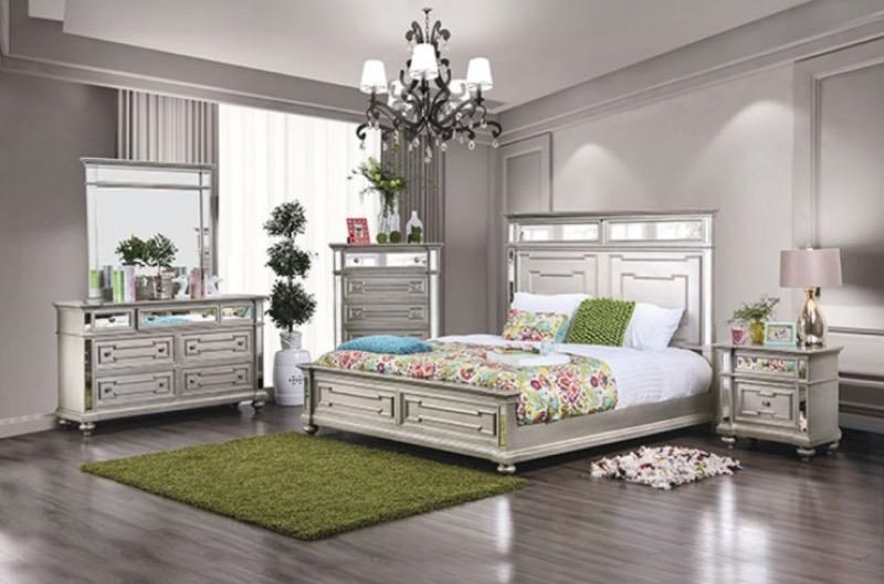 Glam dresser and nightstand set Outlet
