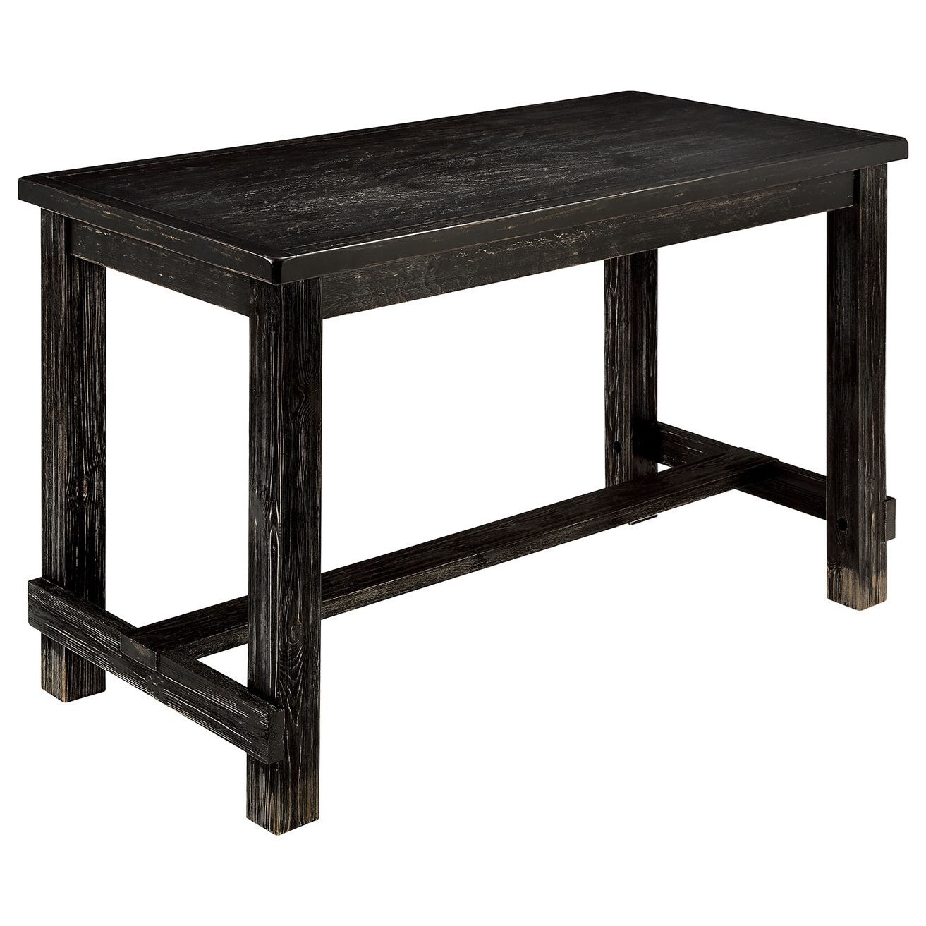 Furniture Of America Foa Sania Ii Cm3324bk Pt Rustic Counter Height Table Del Sol Furniture Pub Tables