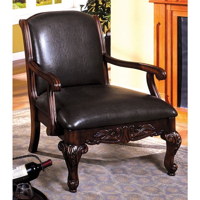 Furniture Of America Sheffield Accent Chair Dream Home Interiors Upholstered Chairs