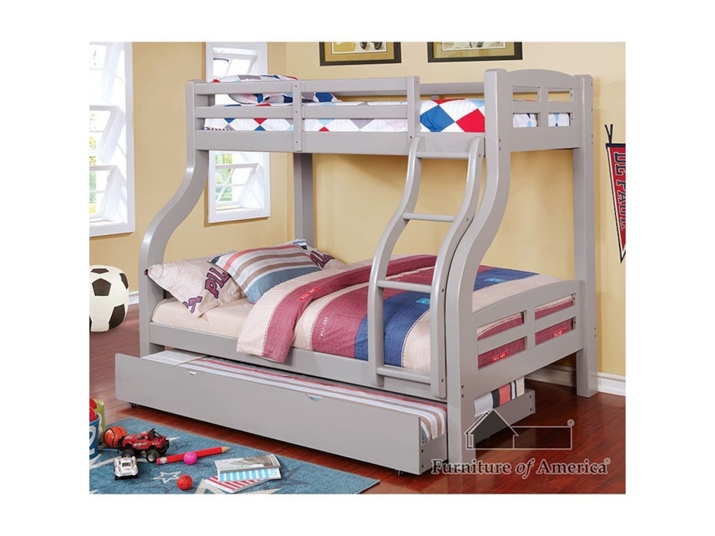 Solpine Casual Youth Bedroom Twin Over Full Bunk Bed With Trundle By America At Del Sol Furniture Solpine Casual Youth Bedroom Twin Over Full Bunk Bed With Trundle By America At Del Sol Furniture