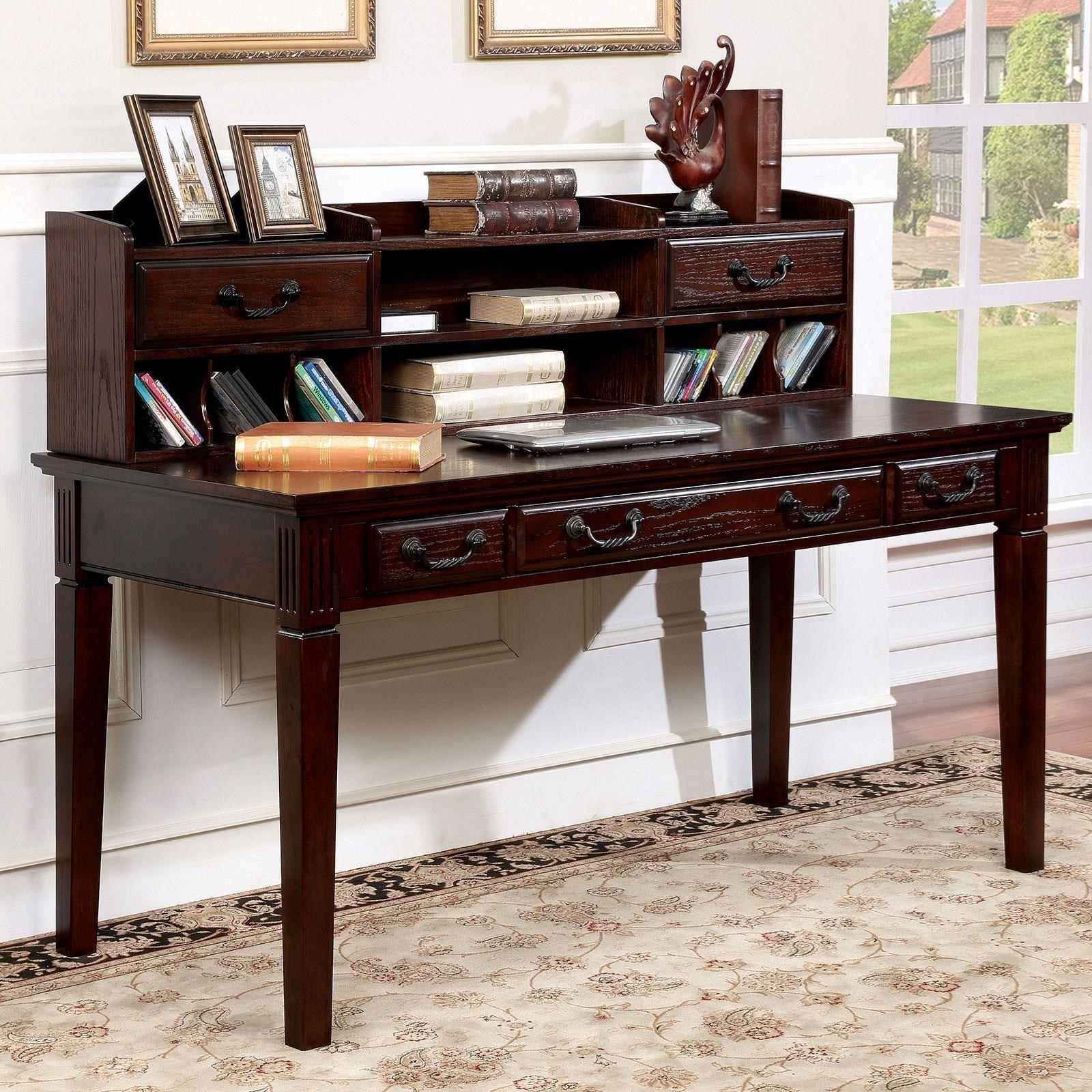 Furniture Of America Tami Writing Desk With Hutch Wilcox