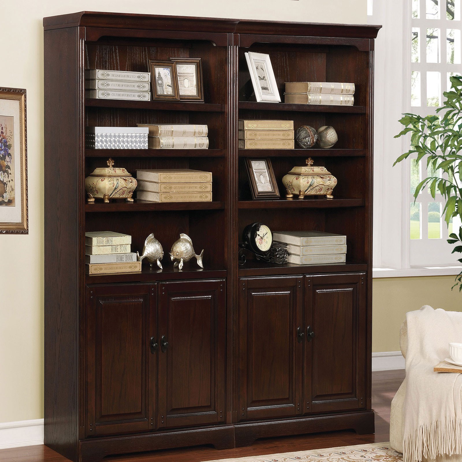 Furniture Of America Tami Cm Dk6384s Book Shelf Nassau Furniture