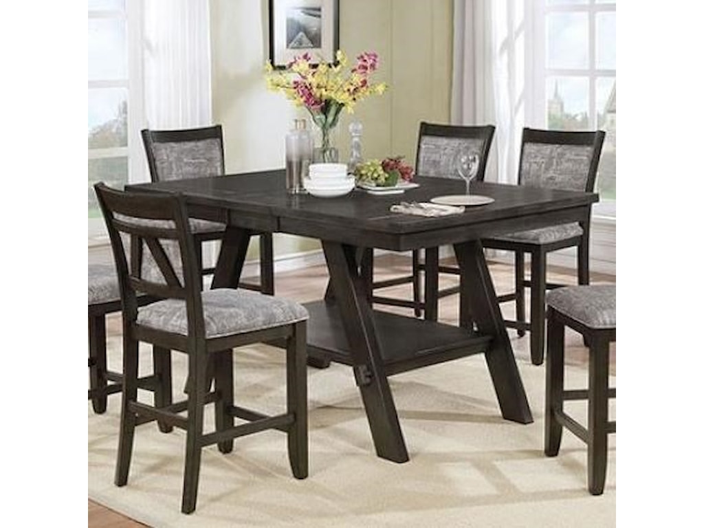 Furniture Of America Tollerson Counter Height Dining Table Furniture Of America Tollerson Counter Height Dining Table