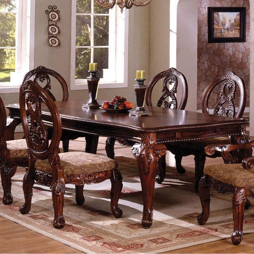 Furniture Of America Tuscany Ii Formal Dining Table Value City Furniture Dining Tables