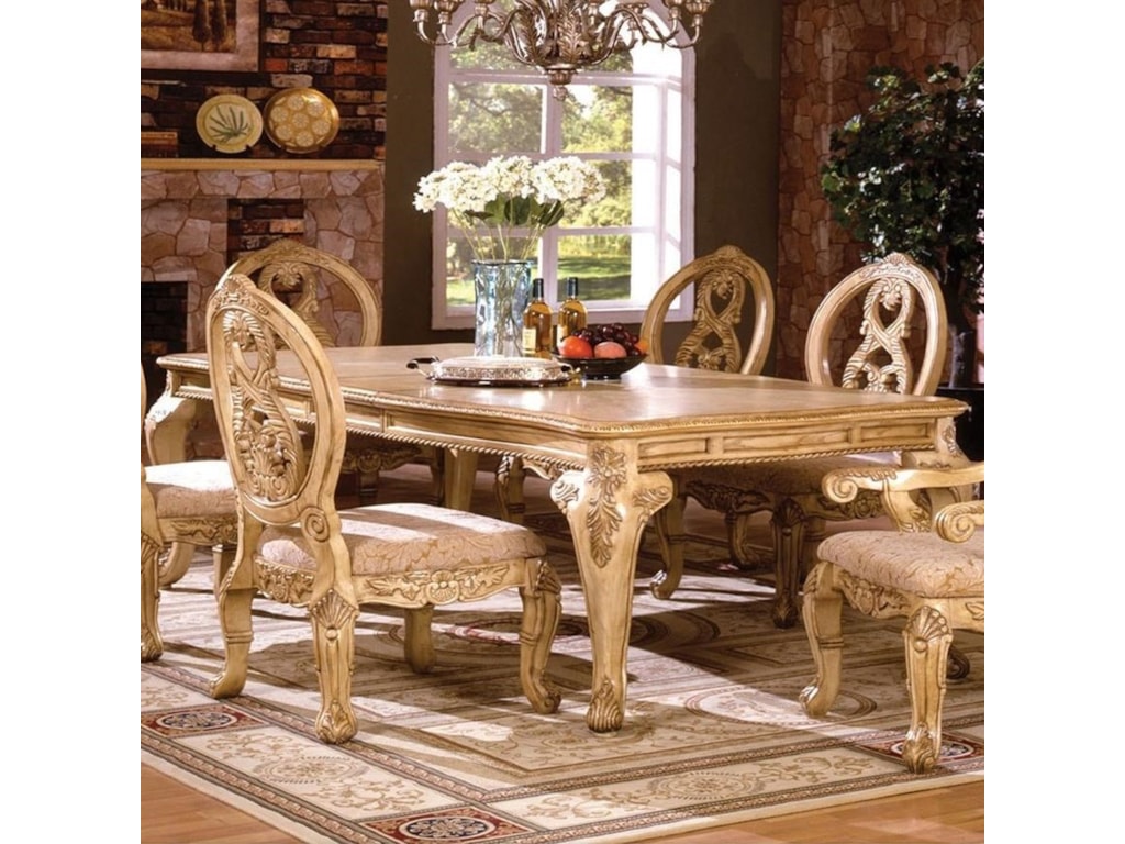 Tuscany Iii Formal Dining Table By Furniture Of America At Rooms For Less