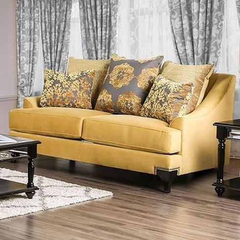 Furniture Of America Viscontti Sm2201 Lv Transitional Love Seat