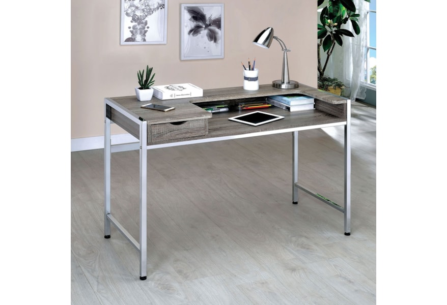 Furniture Of America Waco Cm Dk6057 Contemporary Wood And Metal