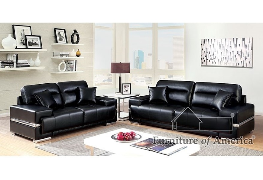 Furniture Of America Zibak 2 Piece Living Room Set Dream