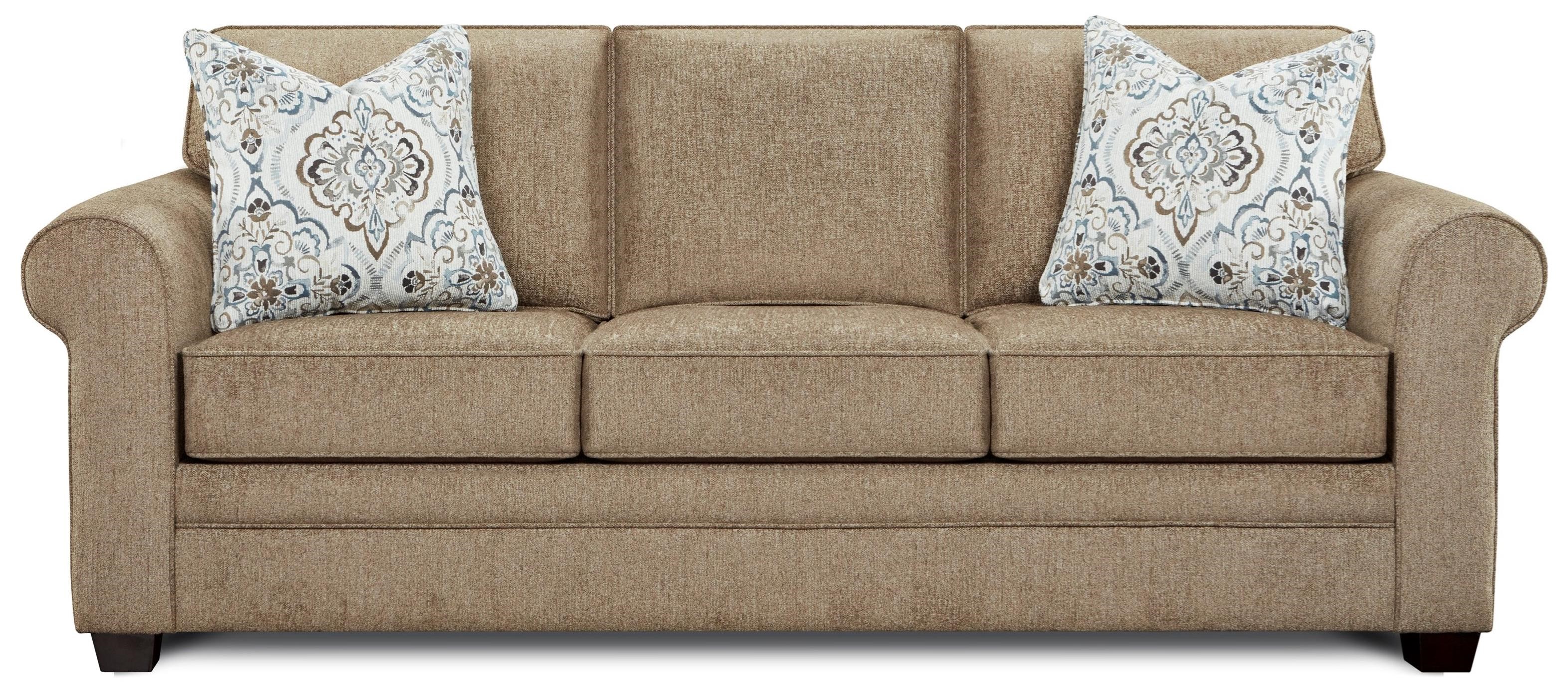 Fusion Furniture Sleeper Program Queen Sleeper With Memory Foam