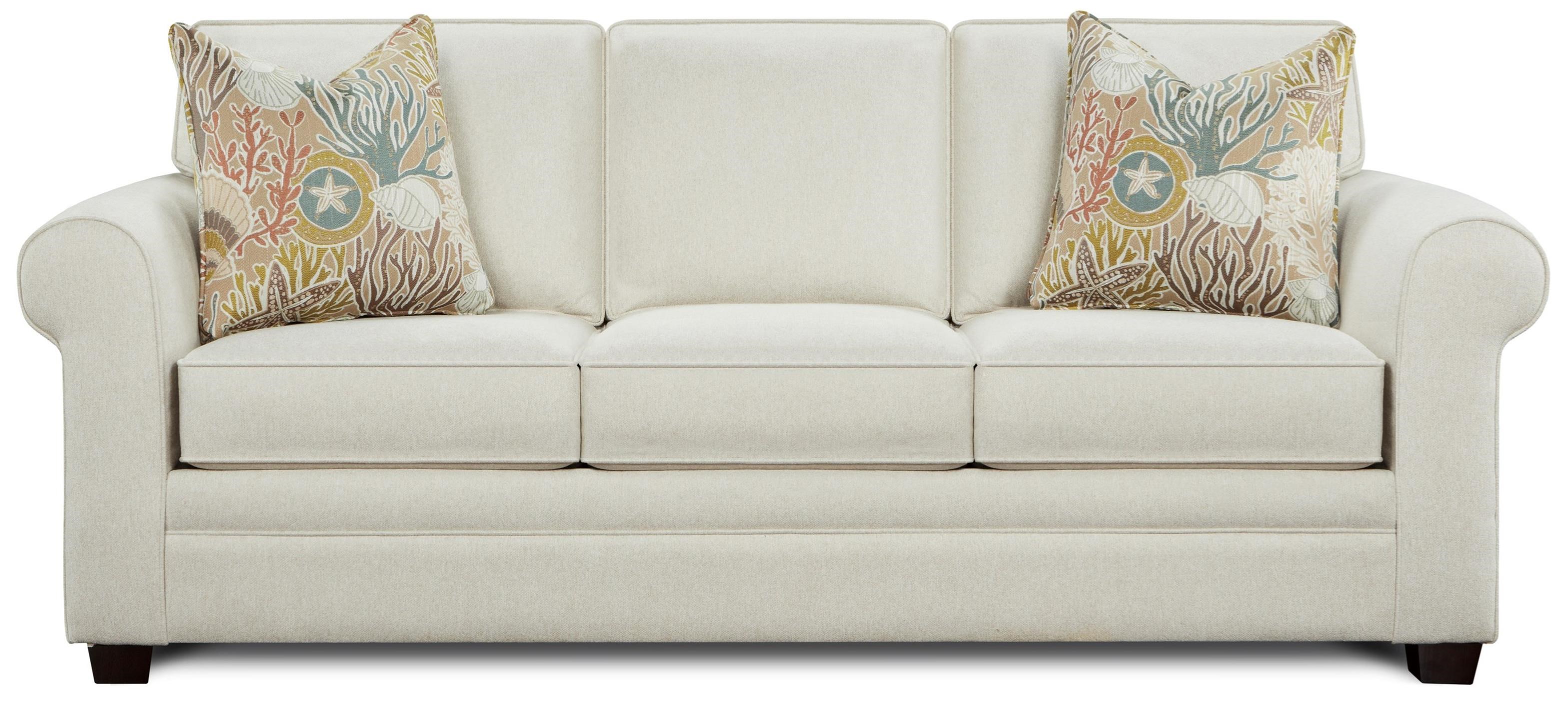 Fusion Furniture Sleeper Program Queen Sleeper With Memory Foam