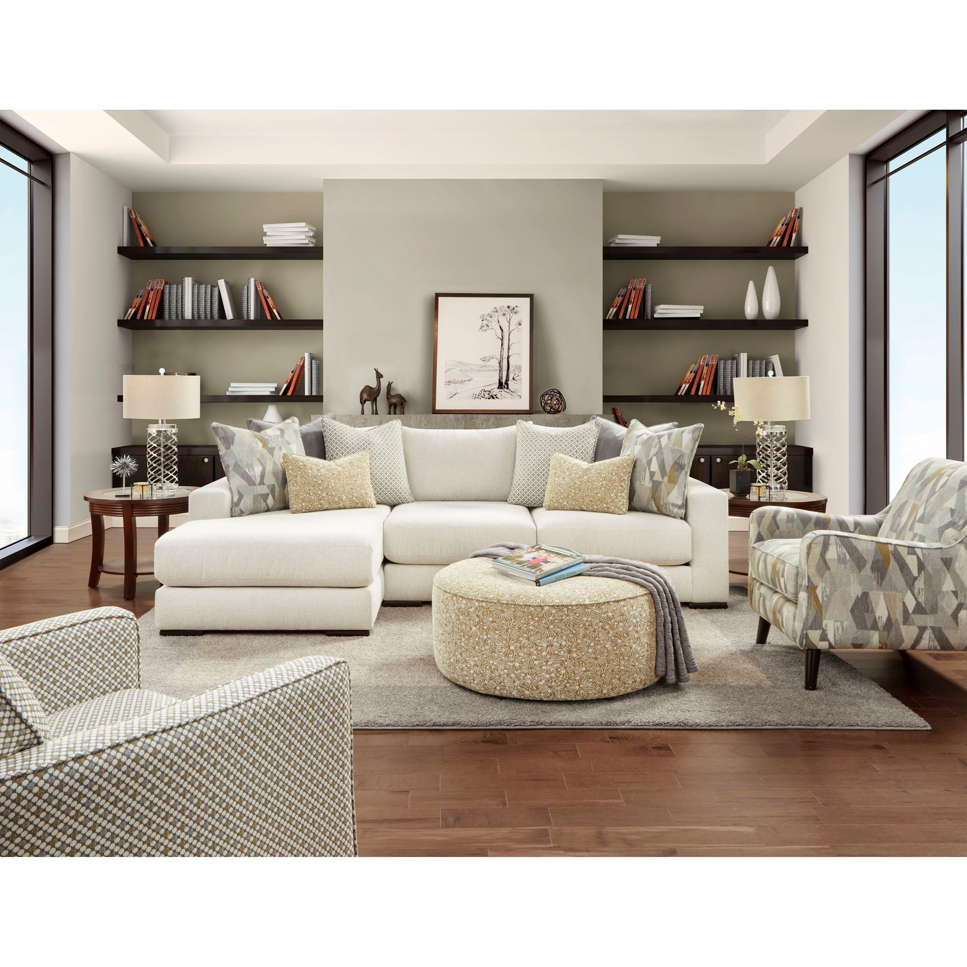 Fusion Furniture 1050 20 Living Room Group Wilson S Furniture Stationary Living Room Groups