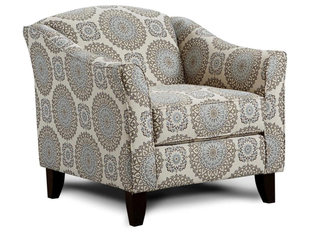 Fusion Furniture Grande MistBrianne Twilight Accent Chair