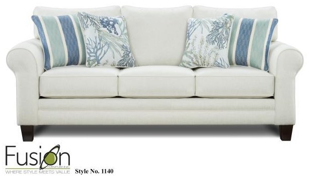 Fusion Furniture 1140 102 12584 1 1140 Glacier Sofa Furniture Fair North Carolina Sofas
