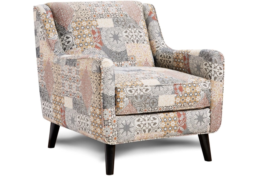 Fusion Furniture 240 240charlemagne Terracotta Mid Century Modern