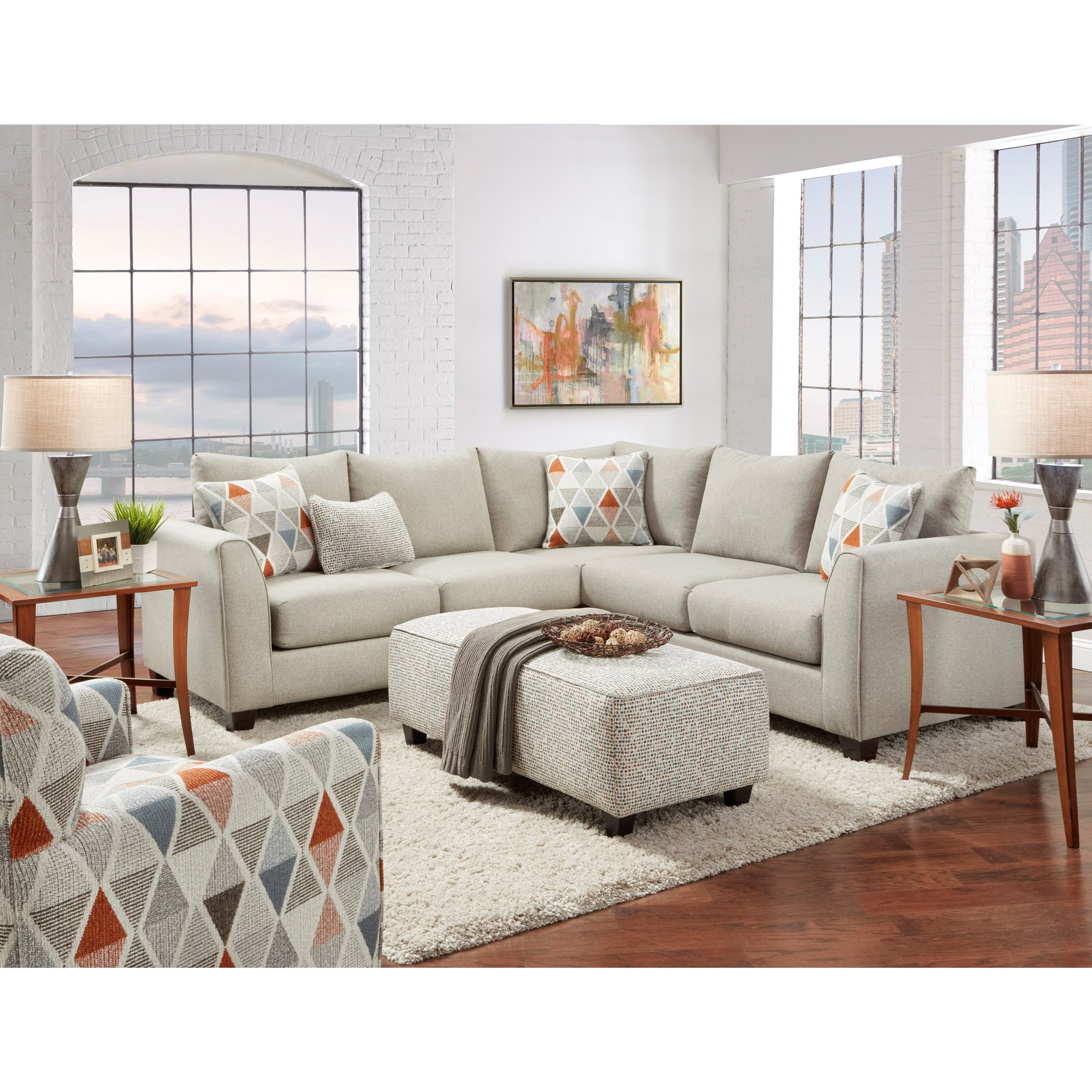 Fusion Furniture 2800 Living Room Group Furniture Superstore