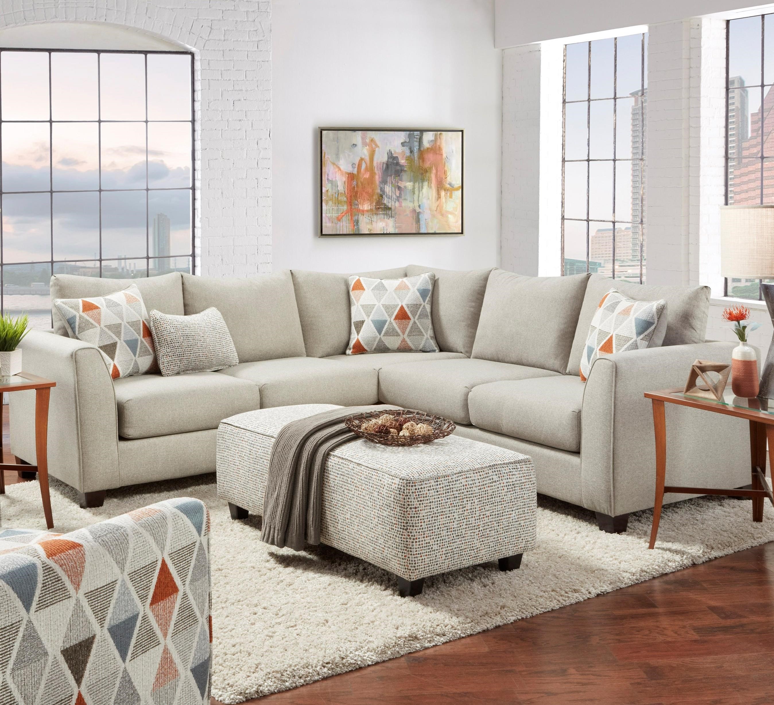 Fusion Furniture 2800 2 Piece Corner Sectional Wilson S