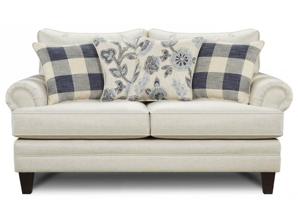 Fusion Furniture Catalina Linen Loveseat Royal Fusion Furniture Catalina Linenlinen Loveseat