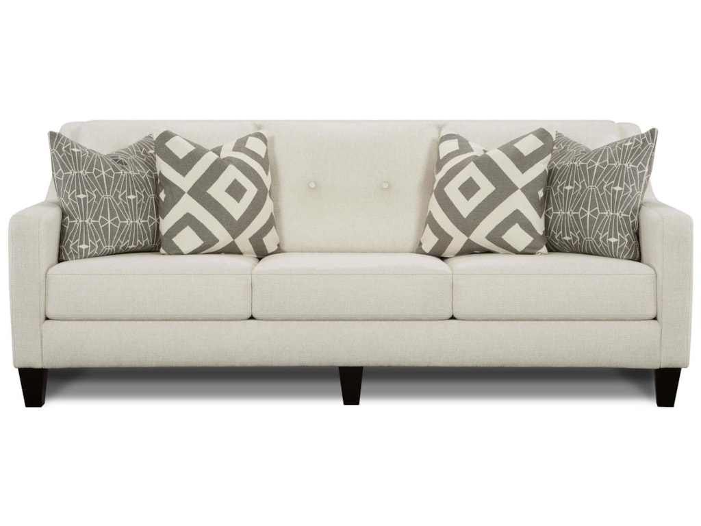 3280 Contemporary Sofa With Track Arms By Fusion Furniture At Royal