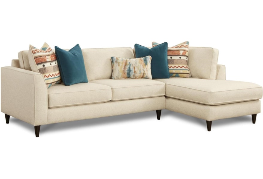 34 31 2 Piece Contemporary Sectional Sofa With Right Arm Facing Chaise By Fusion Furniture At Standard 34 31 2 Piece Contemporary Sectional Sofa With Right Arm Facing Chaise By Fusion Furniture At Standard