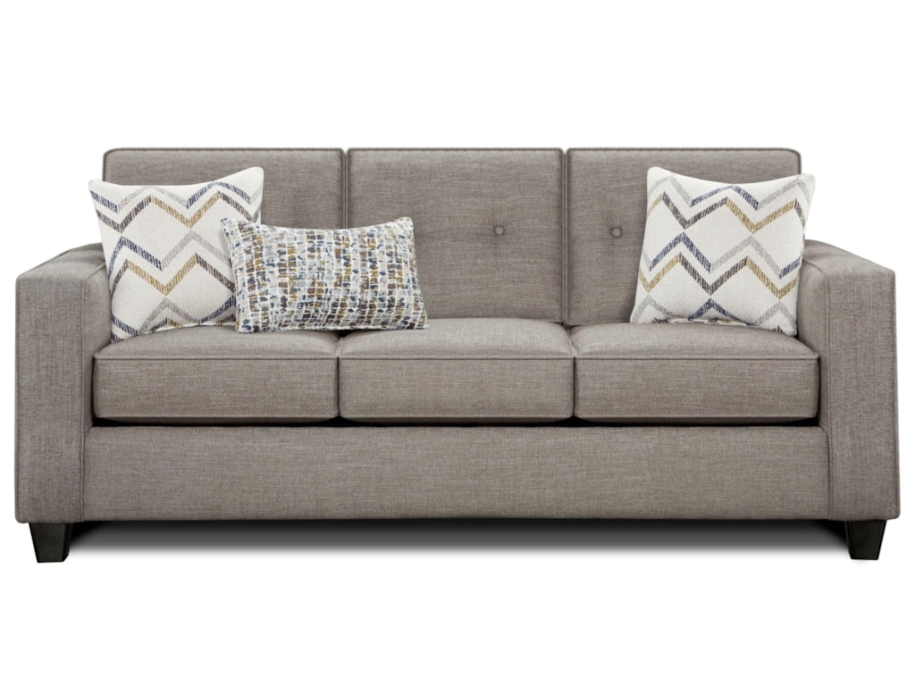3570b Sofa With Track Arms And On Tufted Cushions By Fn At Lindy S Furniture Company