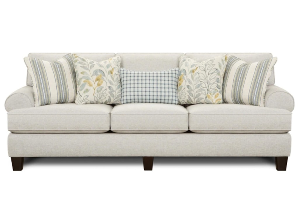 Boho Birch Thrillist Fog Sofa With Reversible Cushions By Fusion Furniture At Great American Home